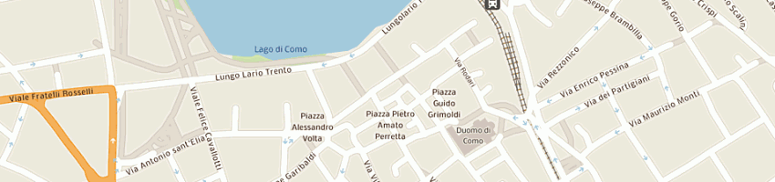 Mappa della impresa albergo barchetta excelsior a COMO