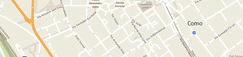 Mappa della impresa iris srl a COMO