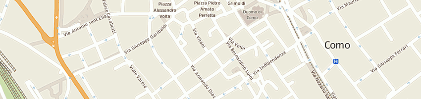 Mappa della impresa mela verde di mauri leonardo a COMO