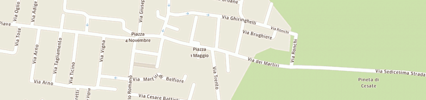 Mappa della impresa azienda ospedaliera g salvini a CESATE