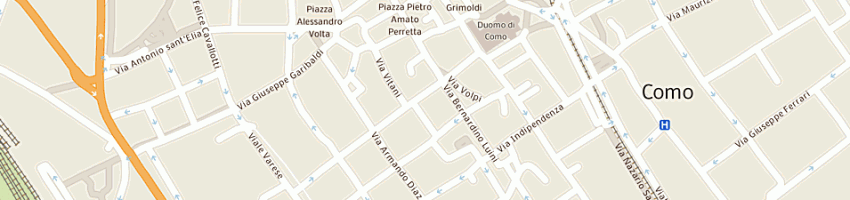Mappa della impresa bianchi amedeo a COMO