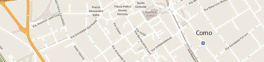 Mappa della impresa gioielleria gold fantasy a COMO