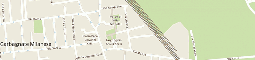 Mappa della impresa scialfa g a GARBAGNATE MILANESE