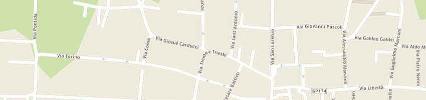 Mappa della impresa moto club lazzate a LAZZATE