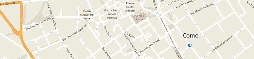 Mappa della impresa il bagaglio srl a COMO