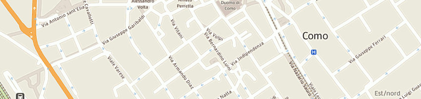 Mappa della impresa la risuolatrice a COMO