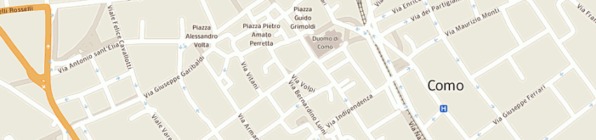 Mappa della impresa croci annamaria e c snc a COMO