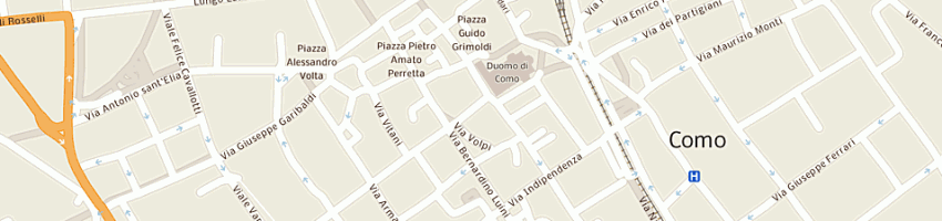 Mappa della impresa nicole srl a COMO