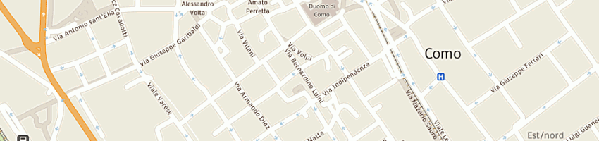 Mappa della impresa lucky (sas) a COMO