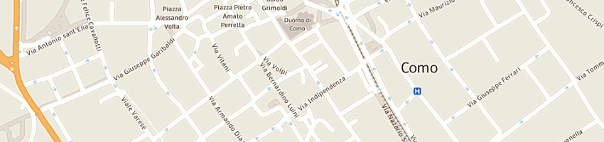 Mappa della impresa zagara (srl) a COMO