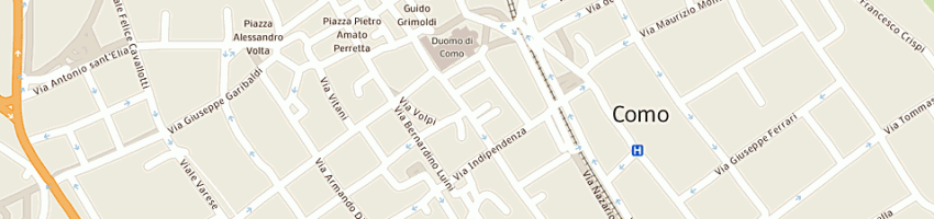 Mappa della impresa bottegone di sergio cozzi e c societa' in nome collettivo a COMO
