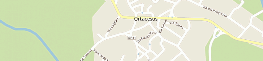 Mappa della impresa comune di ortacesus casa protetta a ORTACESUS
