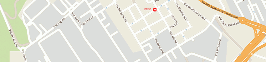Mappa della impresa omp officina meccanica pero snc di grassi gdbucchi re se c a PERO