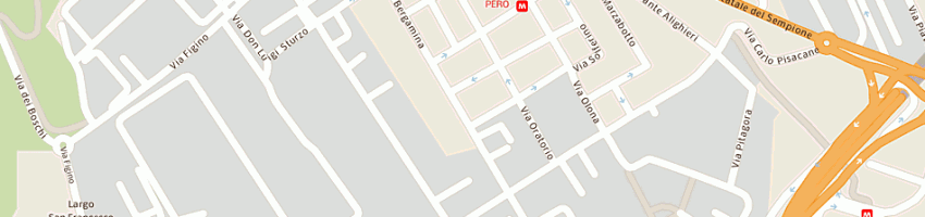 Mappa della impresa cavaliere angelo a PERO