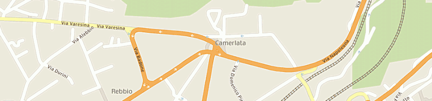 Mappa della impresa bar meroni a COMO
