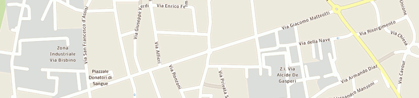 Mappa della impresa bianchi giuseppe a CERMENATE