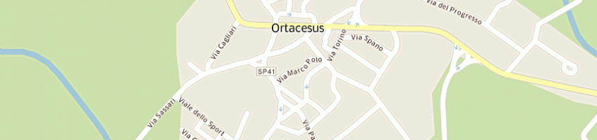 Mappa della impresa comune di ortacesus a ORTACESUS