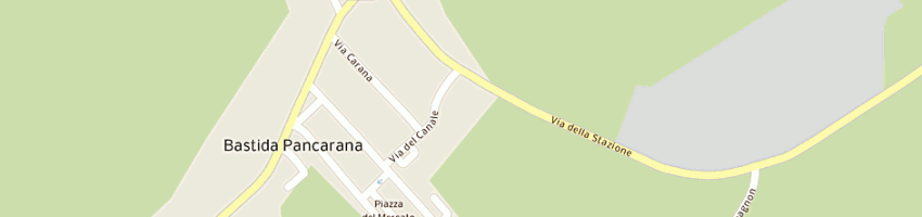 Mappa della impresa grazzini e reggio di grazzini enrico e reggio egle stefania a BASTIDA PANCARANA