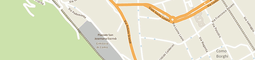 Mappa della impresa reverse snc di bianchi e volonterio a COMO
