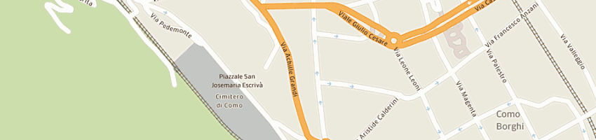 Mappa della impresa solesun srl a COMO