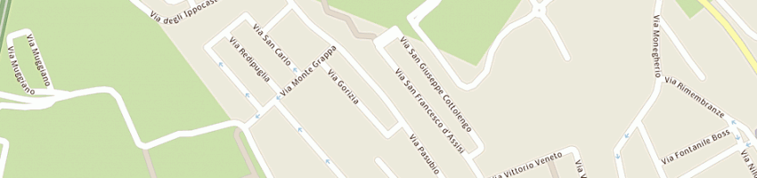 Mappa della impresa quinto luigia concetta carburanti erg mi 474 a CESANO BOSCONE