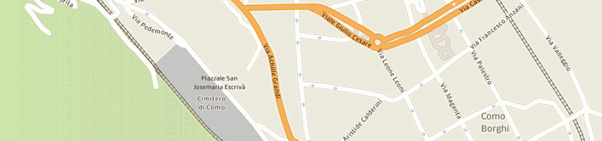 Mappa della impresa casartelli claudio a COMO