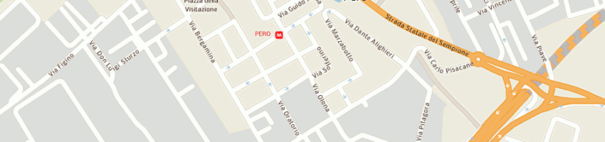 Mappa della impresa ael di medici alberto a PERO