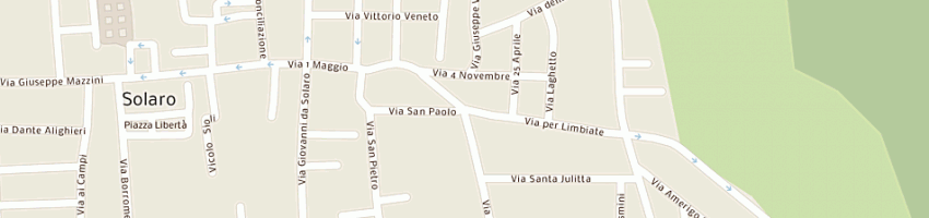 Mappa della impresa parrocchia dei ss quirico e giulitta a SOLARO