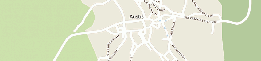 Mappa della impresa scuole elementari a AUSTIS