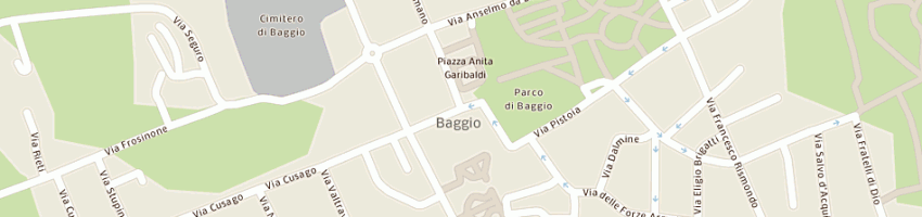 Mappa della impresa maa sas di orrendo agostino e c a MILANO