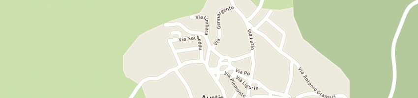 Mappa della impresa sanna salvatore a AUSTIS