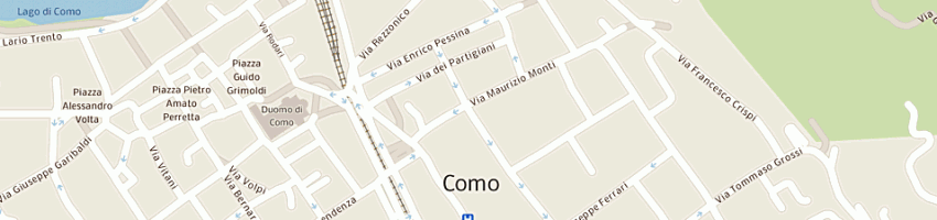 Mappa della impresa rinaldi giuliano a COMO