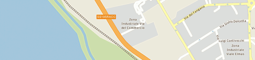Mappa della impresa serra francesco a CAGLIARI