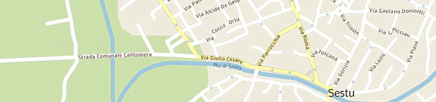 Mappa della impresa badas roberto e falqui francesco a CAGLIARI