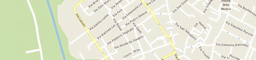 Mappa della impresa marina di manunza vera a SESTU