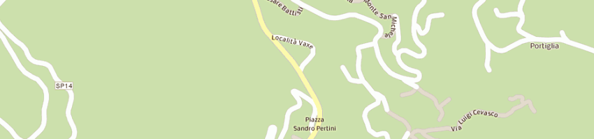 Mappa della impresa comune a BARGAGLI