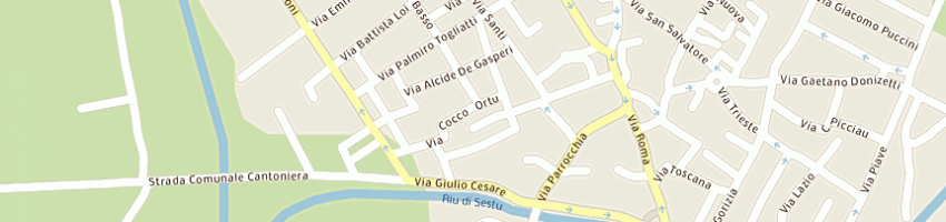 Mappa della impresa julya ingross di floris marco e c sas a SESTU