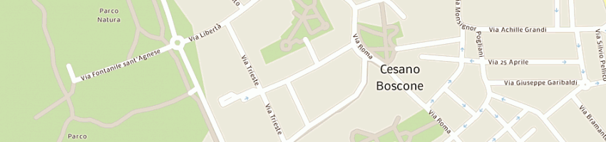 Mappa della impresa elpa sas di marchesi elena e c a CESANO BOSCONE