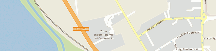 Mappa della impresa rosa antonio a CAGLIARI
