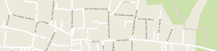Mappa della impresa vago giuseppe a LAZZATE