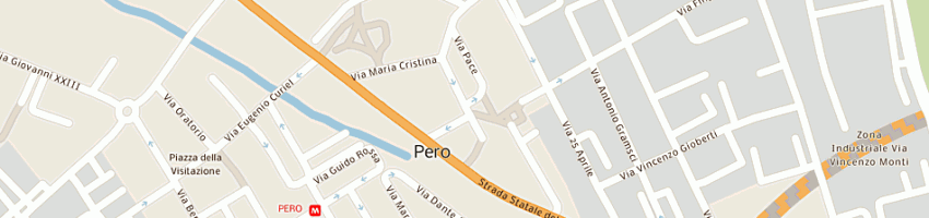 Mappa della impresa asilo nido di pero a PERO
