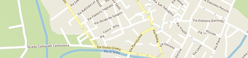 Mappa della impresa manca francesco a SESTU