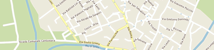 Mappa della impresa grosso antonello a SESTU