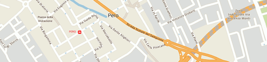 Mappa della impresa studio dei notai cambri e dalmasso a PERO