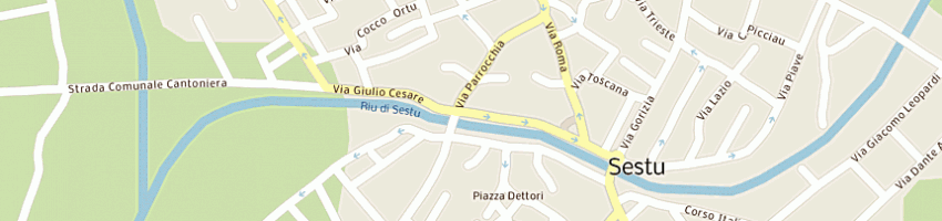Mappa della impresa associazione sarda malati reumatici a SESTU