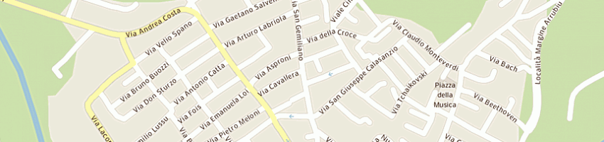 Mappa della impresa cauli franco e c sas a SESTU