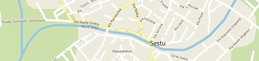 Mappa della impresa fadda orietta a SESTU