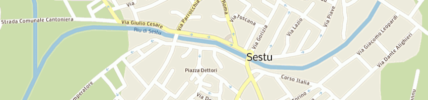 Mappa della impresa fioreria di piscedda ester e c snc a SESTU