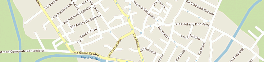 Mappa della impresa ferru davide a SESTU