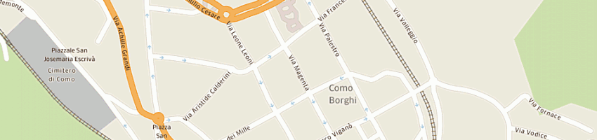 Mappa della impresa tessuto e stile di tomai stefano a COMO